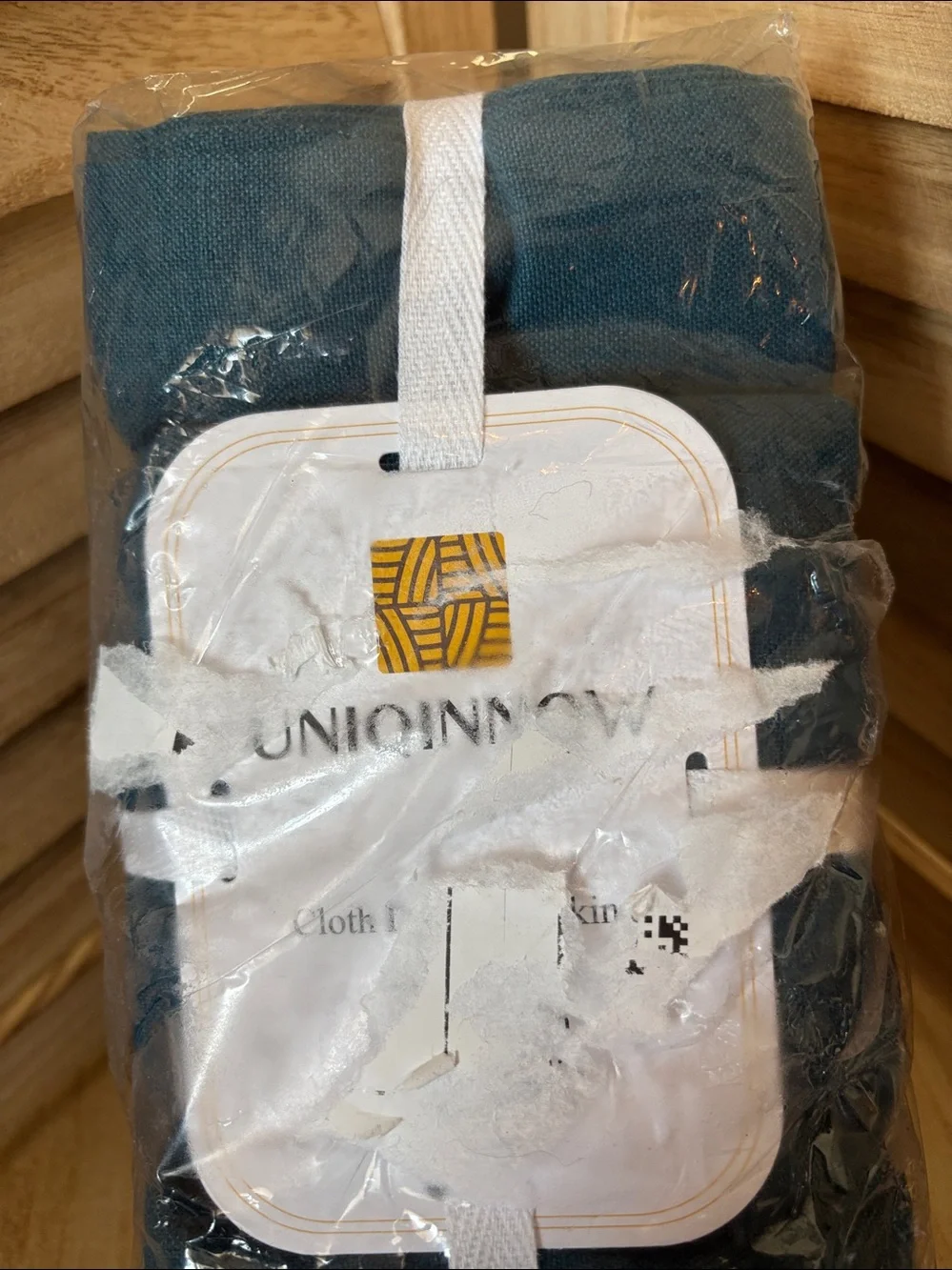 UNIQINNOW Dark Teal 12 pack cloth napkins NIP